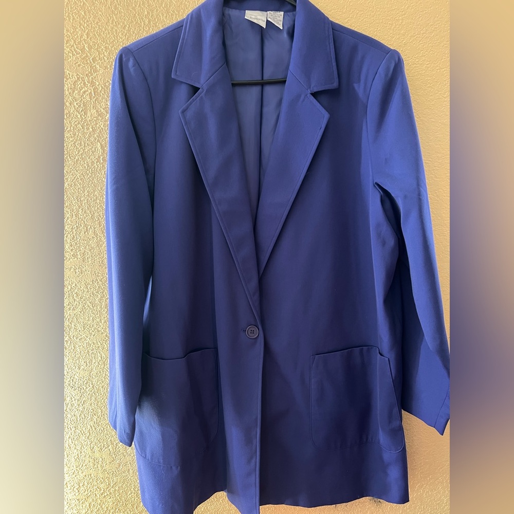 Roaman's Royal Blue Blazer - Picture 1 of 5